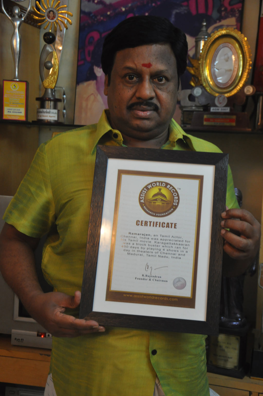 Lifetime Achievement Award for Ramarajan